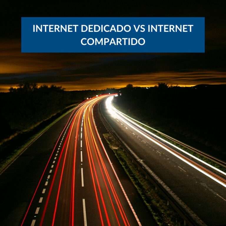 Internet dedicado vs internet compartido
