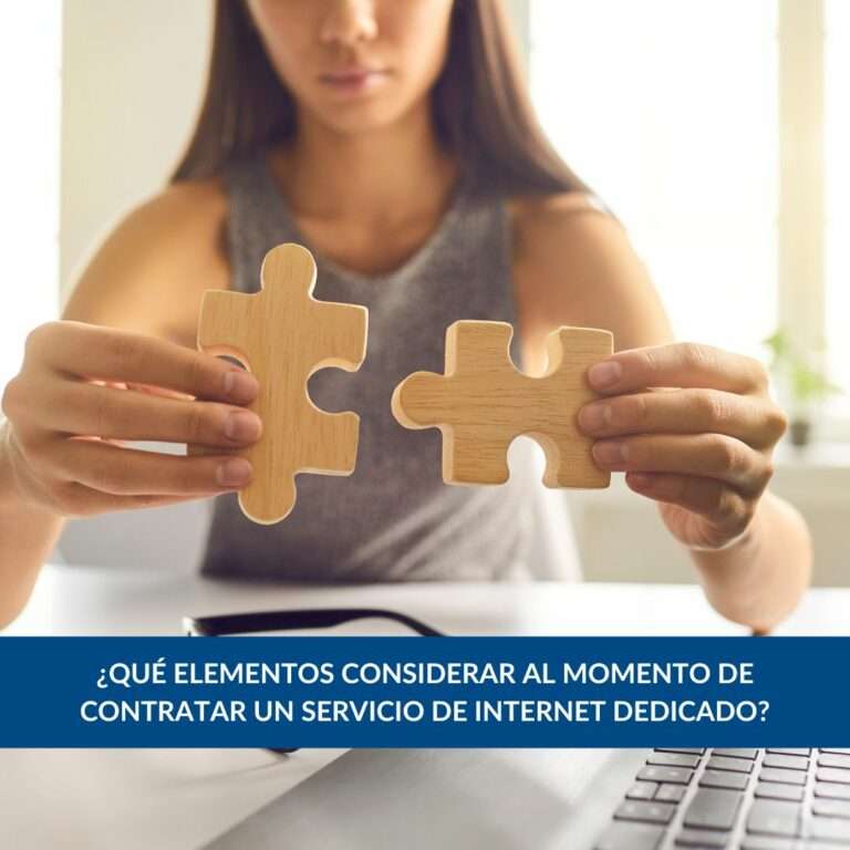 Elementos indispensables internet dedicado