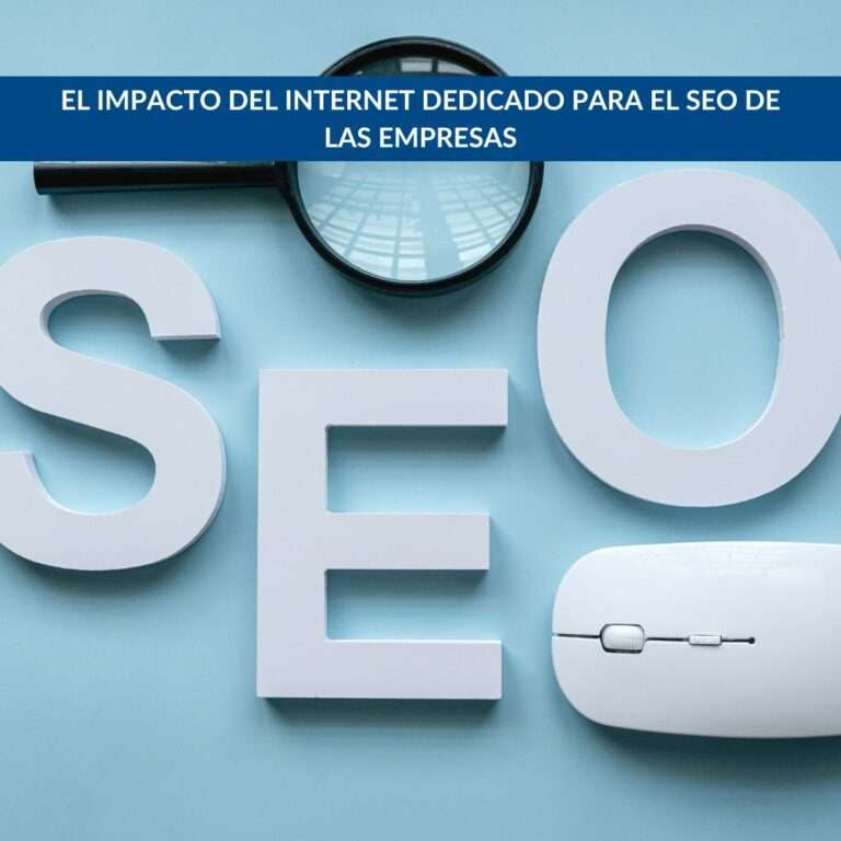 Internet dedicado para SEO